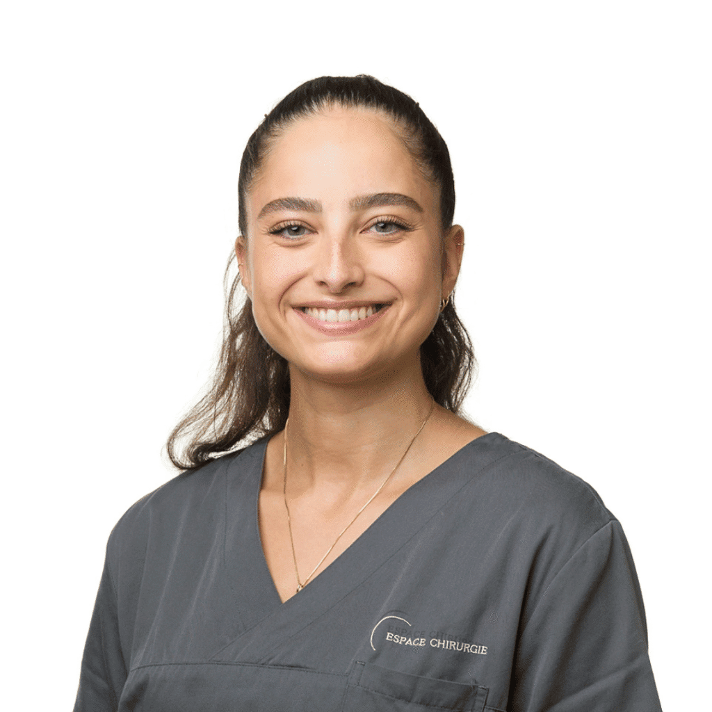 Porträtaufnahme von Alessia Murgotti, Ernährungsberaterin bei Espace Chirurgie