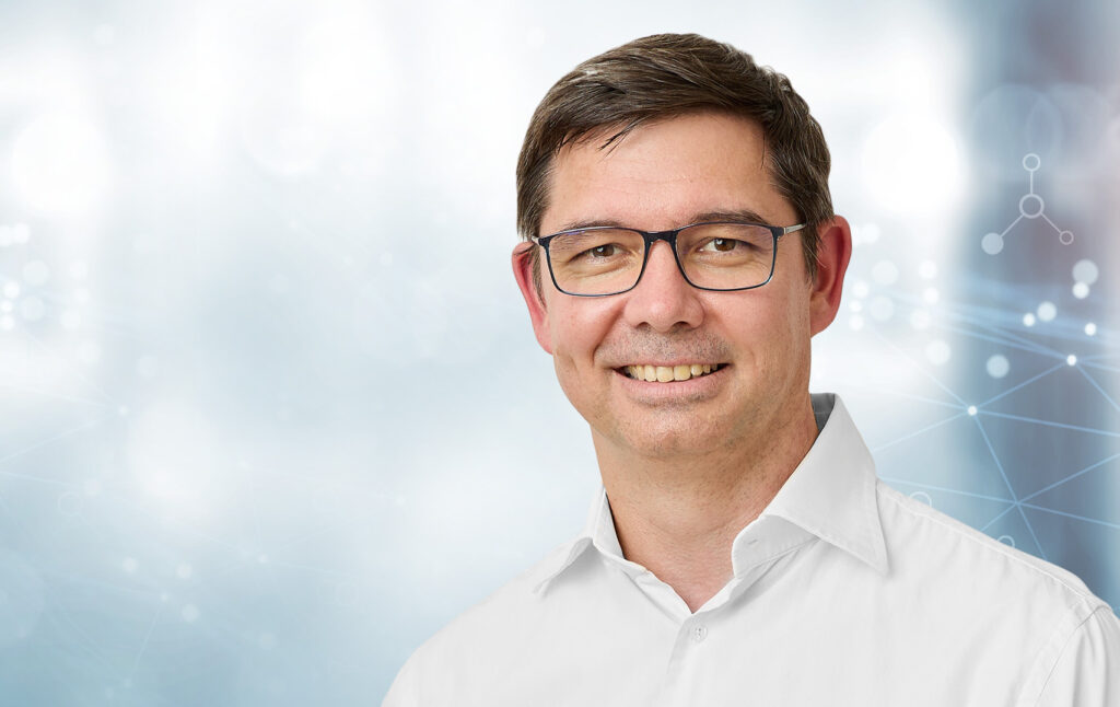 Porträtaufnahme von PD Dr. med. René Fahrner bei Espace Chirurgie