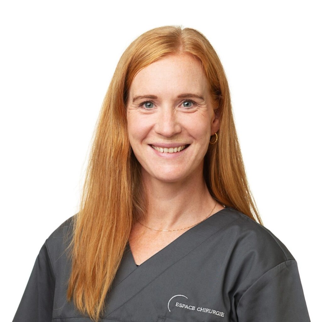 Porträtaufnahme von Priscilla Imfeld, Ernährungsberaterin bei Espace Chirurgie